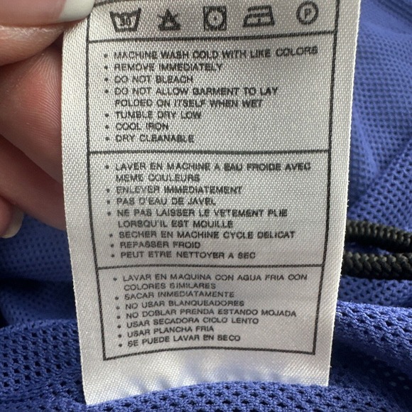 Vintage 90's Nike Navy‎ Windbreaker Jacket Size Large - Picture 12 of 12